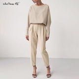 Khaki High Waist Pants